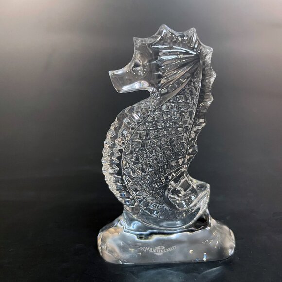 Waterford Crystal Seahorse Figurines Set of 2 -  2.75” tall Stamped - Picture 3 of 11